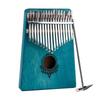 17 Key Kalimba Portable Thumb Piano Mahogany Wooden Body Musical Instrument( Mint Green)
