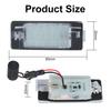 2Pcs Canbus Led License Number Plate Light For Opel Vectra C Estate 2002 2003 2004 2005 2006 2007 2008 Rear Tail Tag Lamp OEM: 93180083 6223510