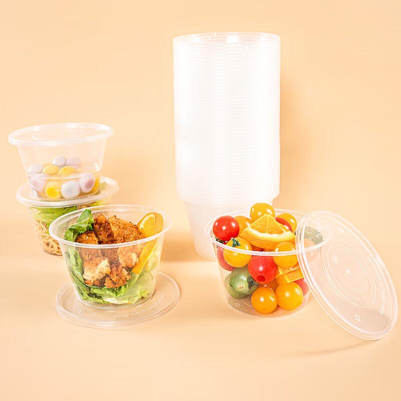 Disposable Round Meal Box with Lid