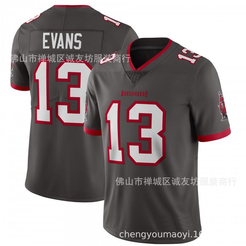 NFL Tampa Bay Buccaneers 13 Mike Evans Football Jersey Embroidered Mens Sports Fan Game