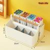 Large Capacity Stackable Desk Pen Holder for Paints, Markers, Brushes, and Stationery Supplies