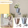 Крючок для цветочного горшка, интегрированная металлическая креативная настенная подвеска, украшение для дома