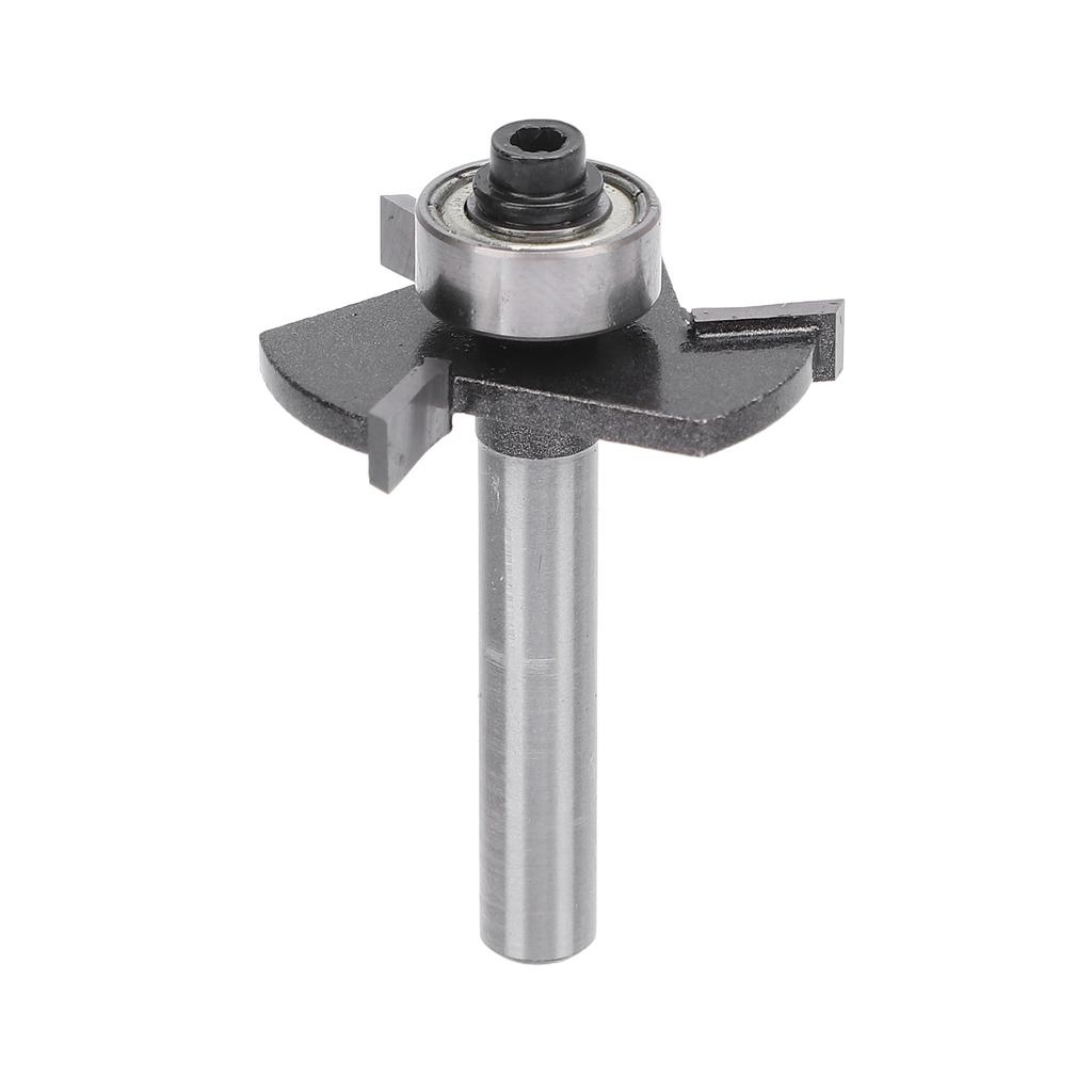 Т-образная фреза хвостовик 1/4 дюйма 3 зуба шарикоподшипниковая фреза для пазов для дерева фанеры 532