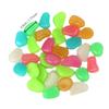 10pcs Luminous Pebbles Big 4.5cm Stone Ornaments Garden Decoration Gravel Courtyard, Fish Tank Glow In Dark Pebbles