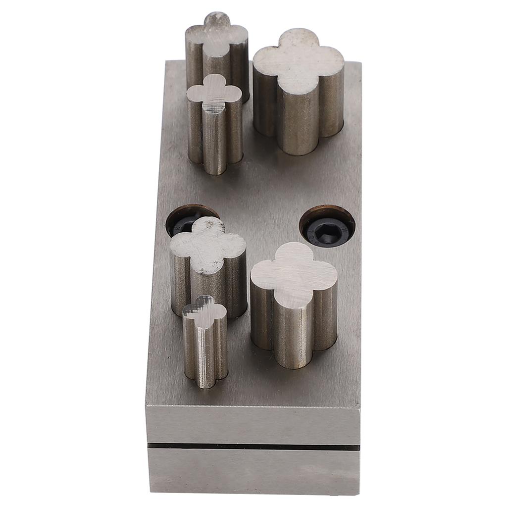 Набор дисков для пробивки отверстий, стальная пластина Lucky Clover, пробивные инструменты для ювелирных изделий