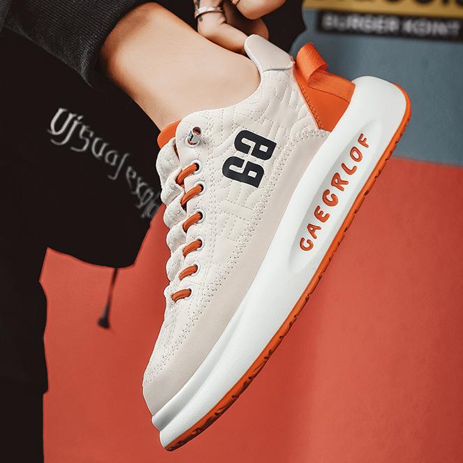 Men's Shoes 2023 Spring Versatile Men's Sports Running Thick Sole Elevated Shoes