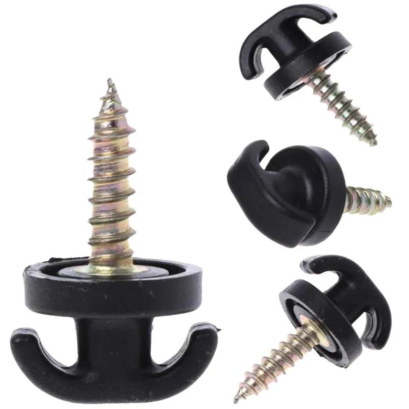 Универсальные автомобильные сетчатые карманы-крючки Сетчатый фиксатор на сиденье Подвеска Крючок для крепления винтами в багажник автомобиля Кольцо Сетчатый карман для хранения Крепежный зажим