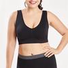 Wirefree Single-Layer Sports Bra - Breathable Plus Size Fitness Underwear for Women, Comfortable Workout Top