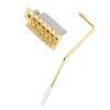 Тремоло бридж 52,5 мм с рычагом Сплав цинка Винтажный бридж для электрогитары Замена для гитар Fender Strat Style Золото