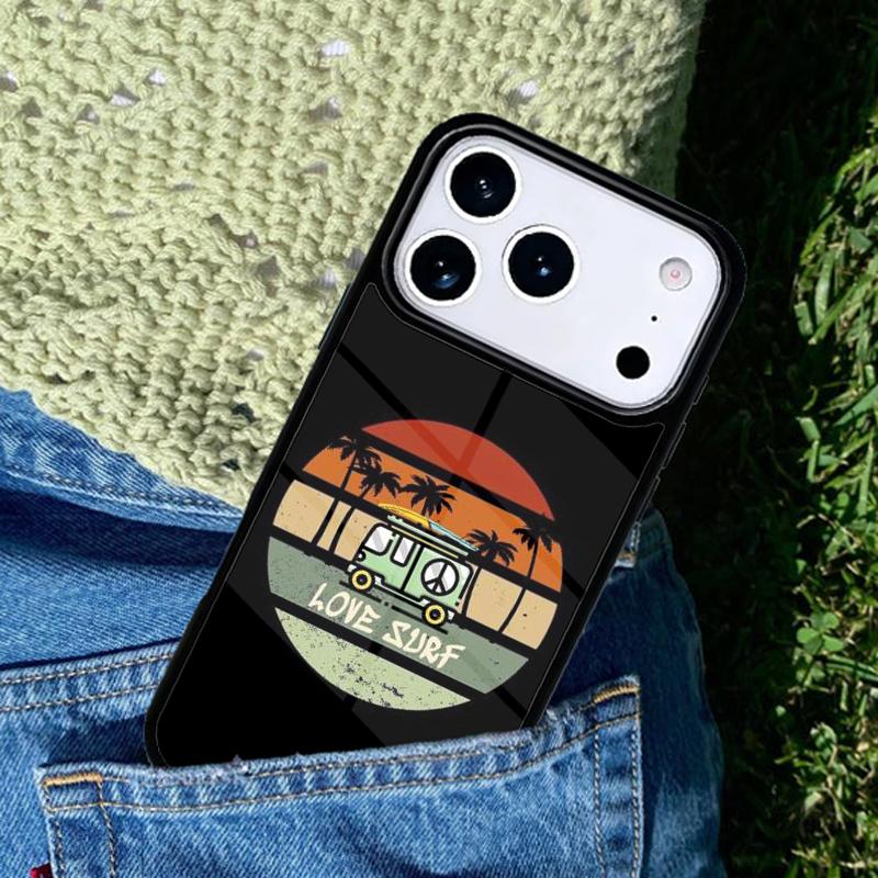 Чехол для телефона с рисунком фургона для серфинга для IPhone 11 12 13 14 15 16e 17 Pro Max Чехол для IPhone 17 Air