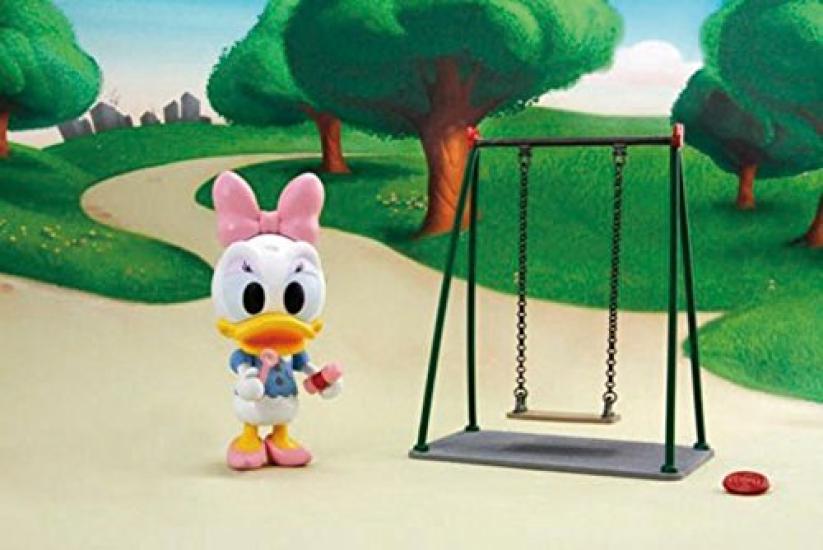 Фигурка серии Disney Swing 95 мм, готовая фигурка из окрашенного ПВХ Дэйзи, прибл.