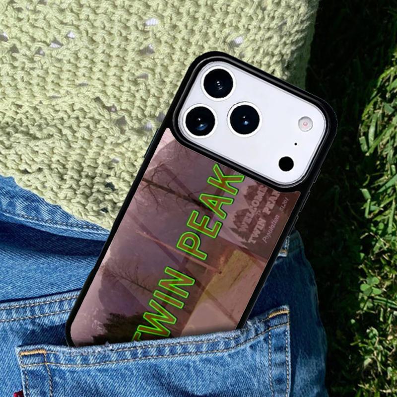 Сериал Твин Пикс Чехол для телефона Дейл Купер для iPhone 17 AIR 16 Pro Max 15 14 Pro 11 12 13 Ударопрочный силиконовый чехол