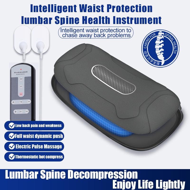 2023 Массажер для поясницы для облегчения боли Регулируемая интенсивность EMS Вибрация Интеллектуальный электрический надувной корректор осанки спины