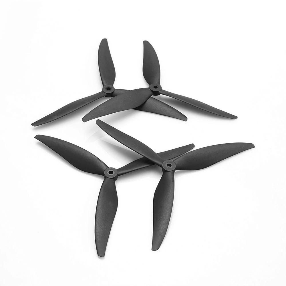 2 Pairs Tracker 8X4X3 8040 8inch 3 Blade/ Tri-blade Propeller Fiberglass Nylon for 8inch FPV Remote