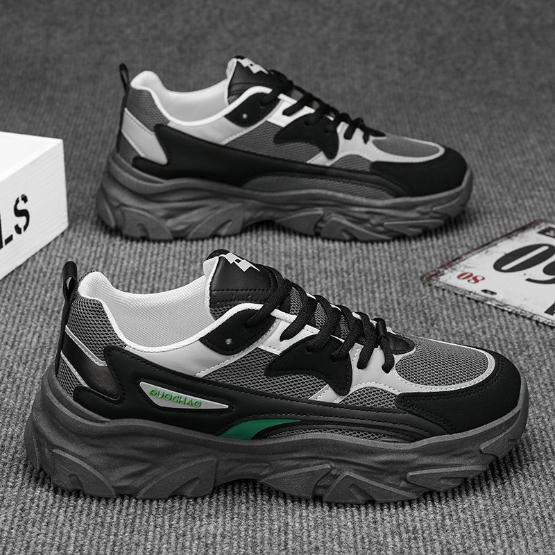 Новые мужские туфли универсальные летние трендовые дышащие туфли для папы модные туфли для студентов повседневные кроссовки для бега