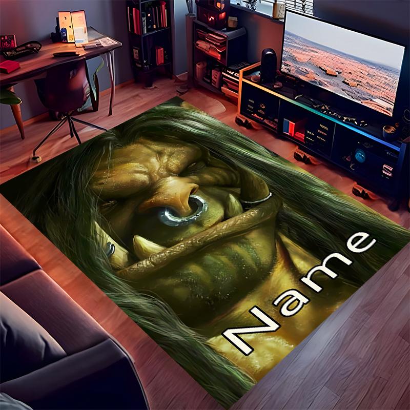 Custom personalization World of Warcraft Print Area Rug - Soft, Washable Non-Slip Indoor Mat,Living Room,Home&Office Decorative Rug