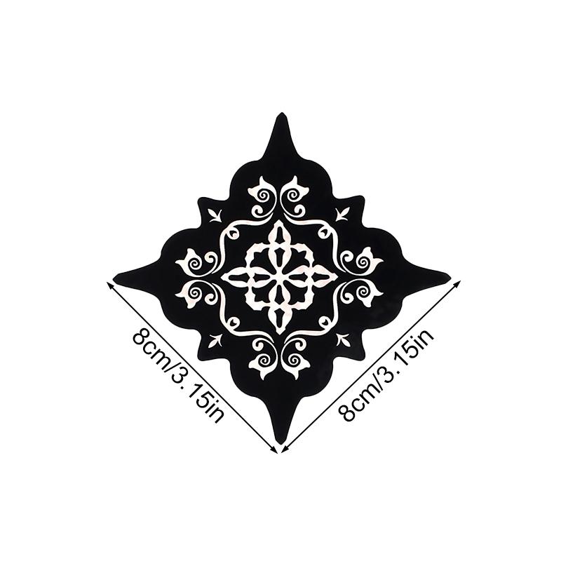 24 шт./компл. самоклеящиеся наклейки на швы износостойкие домашний декор винтажный стиль искусство диагональные ПВХ водонепроницаемые наклейки на плитку настенные наклейки