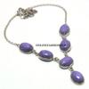 Charoite Gemstone 925 Sterling Silver Plated New Sale Necklace ERR-N40