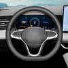 Новая D-образная оплетка на руль автомобиля, декоративные аксессуары, ультратонкая кожа, авто, противоскользящая, для Volkswagen Jetta VS8 2025 2026