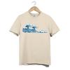 Japanese Great Wave Style Ocean Art Unisex T-Shirt | Hokusai Surf Graphic Tee