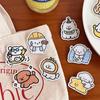 Cartoon Animal Brooch Acrylic High-Quality Versatile Fashionable Pin Clothes Collar Lapel Pin Backpacks Metal Badges Jewelry