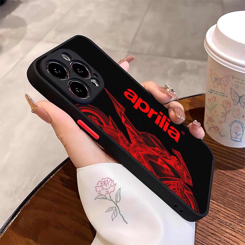 Крутой Черный Матовый Чехол для Телефона Aprilia Racing Для IPhone 16ProMax 15 13 12 11 14 Pro Max Mini Plus SE2020 XS Max XR