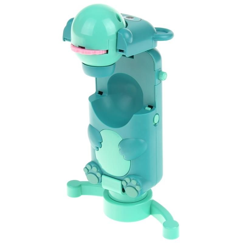 Teddy Bear Projector for Drawing Handy Projector 48 Slides Lanyard Stand - Green