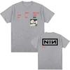 Футболка CBH LYRIC TEE с изображением группы Nine Inch Nails в готическом стиле, высокого качества, в стиле хип-хоп, для женщин и мужчин, 100% хлопок, футболка с круглым вырезом.