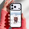 Милый хайлендский бычок мягкий чехол для телефона для iPhone 17 16 15 14 13 Pro Max Задняя крышка для 12 11 Pro Coque