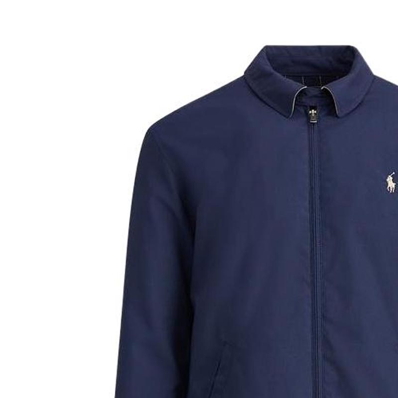 Polo Ralph Lauren Solid Zip Спортивная куртка Мужские куртки Темно-синие MNBLOTWM5A10025-B82