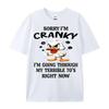 Funny Cranky Duck T Shirt Sorry Im Terrible 70s Humor 70s Birthday For Senior Casual Top Vintage Homme Breathable Soft