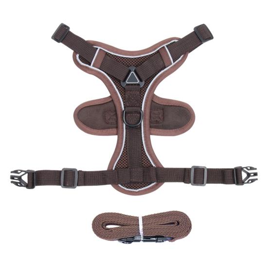 Yousheng Cat Harness And Leash Reflective Strips Jacket Breathable Adjustable Vest Harness Escape Proof Easy Control Leash for Cats