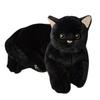 Плюшевая игрушка Черный кот Набитое животное Кукла Черный котенок Подушка Мальчики Девочки Мягкие игрушки Детские подарки на день рождения Милая плюшевая игрушка