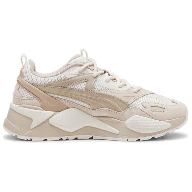 Puma Rs-X Pu Fabric Synthetic Leather Mesh Retro Versatile Shock Absorbing Durable Low-Top Lifestyle Casual Shoes Unisex Sneaker Off-White 390776-34