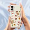 For iPhone 17 Case Christmas Friends Pattern Printing Straight Edge TPU Phone Back Cover