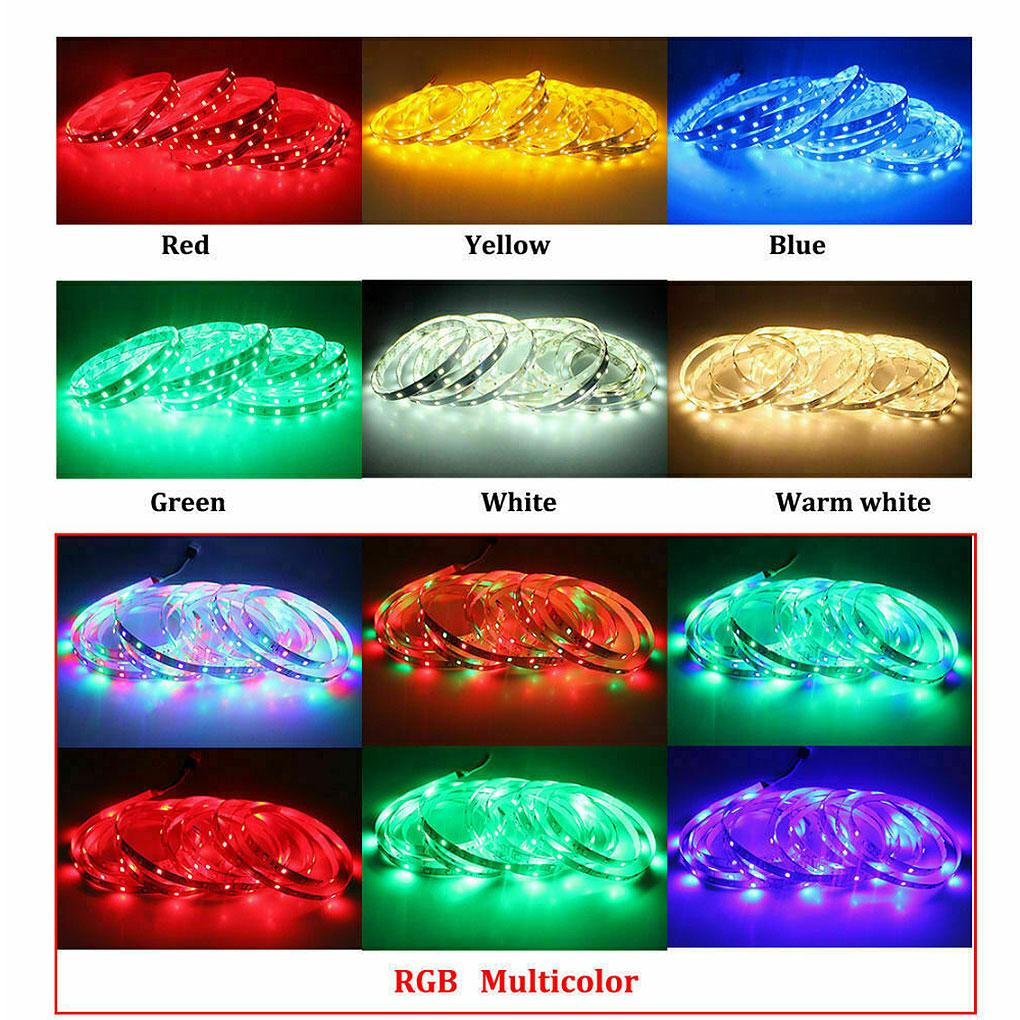 5/10M RGB светодиодные ленты водонепроницаемые 5/10/15M светодиодные фонари 44-кнопочный ИК-контроллер