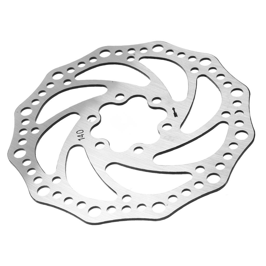 140mm Bike Disc Brake Rotor Steel Hollow Design Bicycle Brake Disc for Replacement Riding