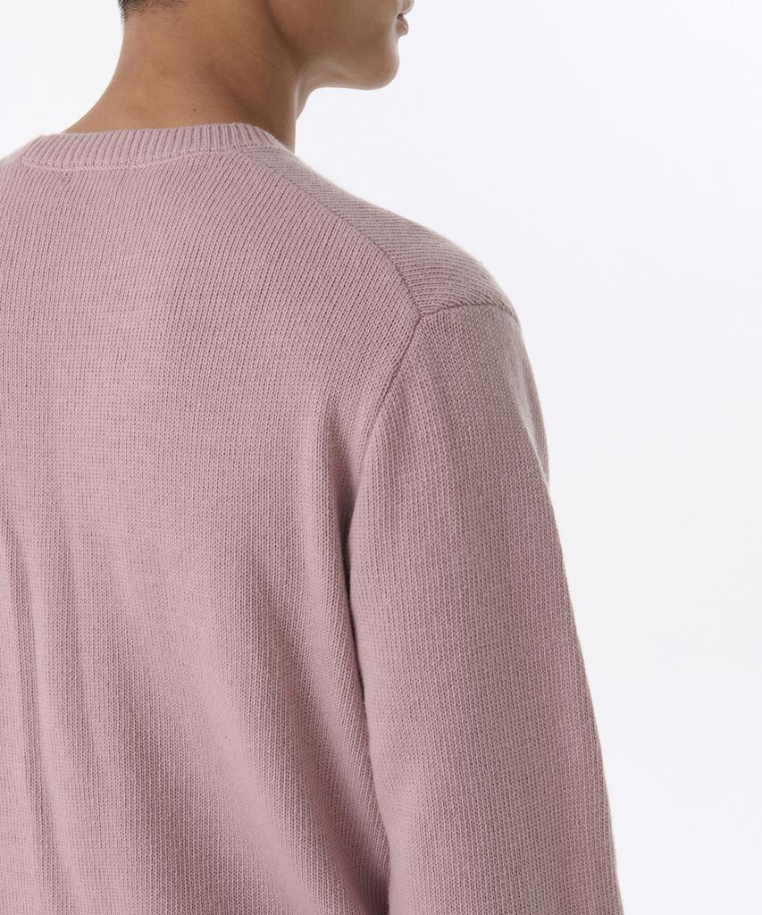 MUSINSA STANDARD Essential Crew Neck Knit [Desert Pink]