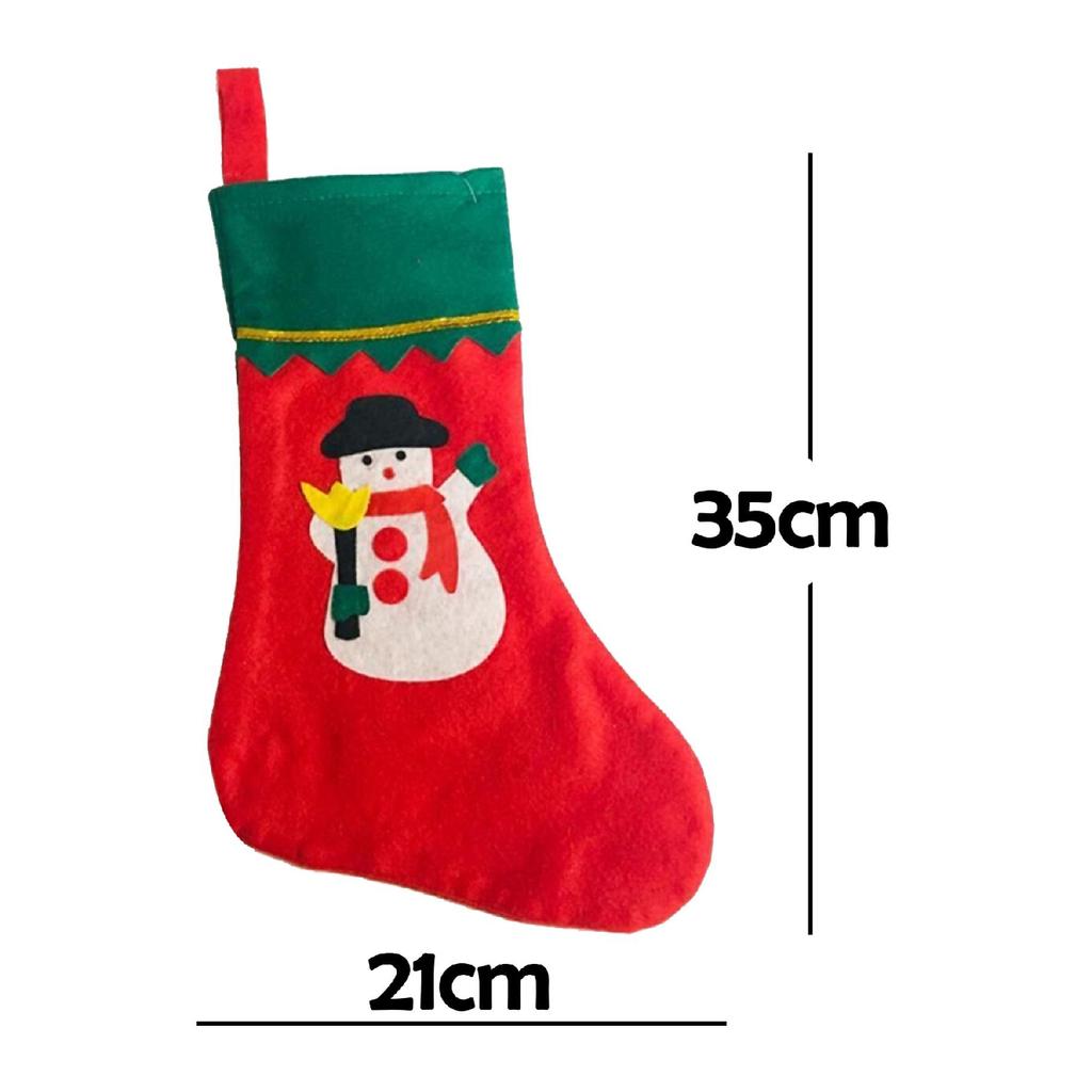 Новогодний декор, чулок, камин, настенное украшение, рождественское украшение на елку, Санта-Клаус, снеговик, 35 см х 25 см