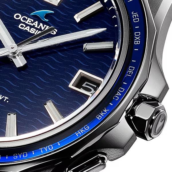 Casio Мужские часы OCEANUS OCW-S400-2AJF [OCEANUS Manta OCW-S400] круглые, серебристые, титановые, аналоговые