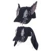Щенок Рваная Джинсовая Бейсболка Кролик Ушки Заяца Snapback Кепка Цепочки Уши Добермана Шляпа Девочка