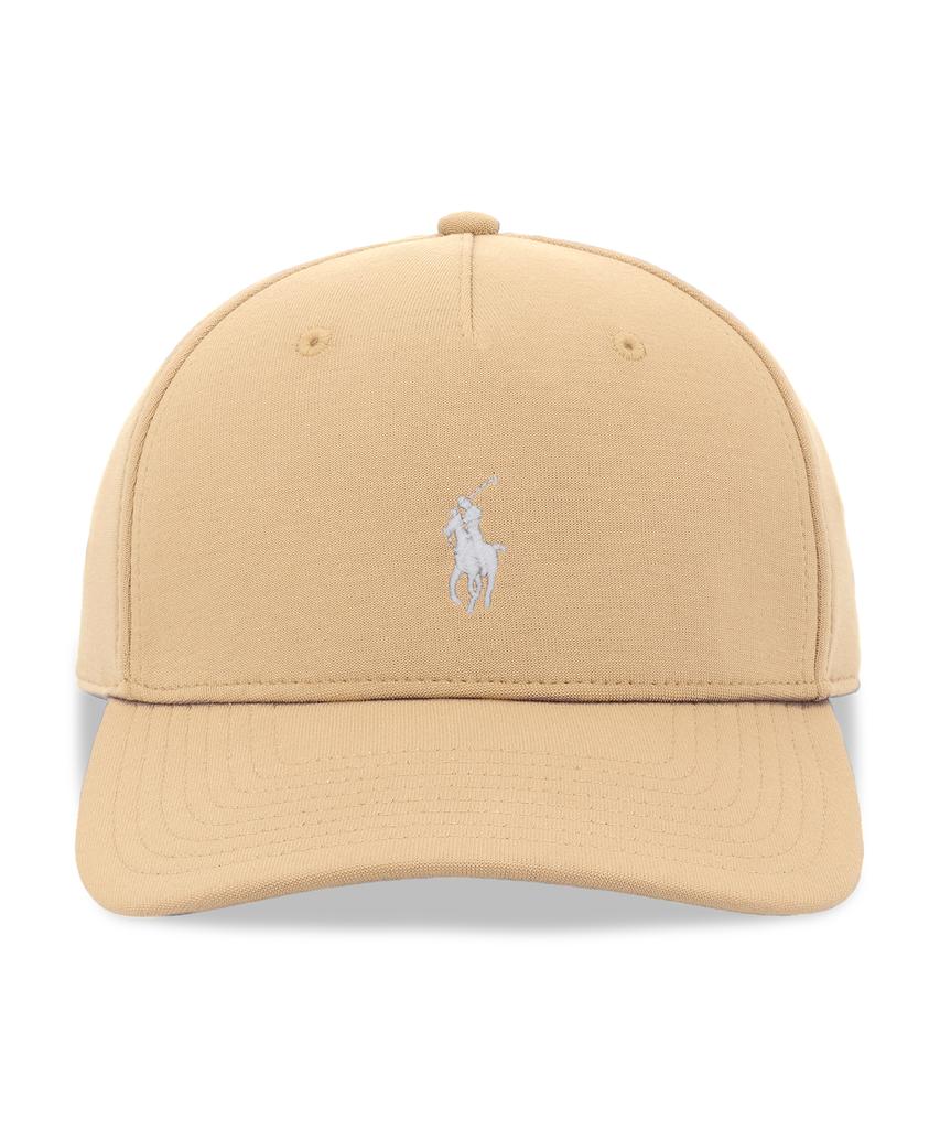 Кепка-бейсболка POLO RALPH LAUREN из двойного жаккардового трикотажа - Бежевый/Хаки