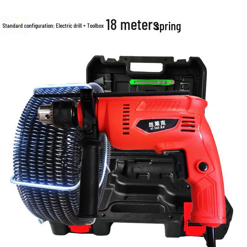 Электрический сантехнический трос для прочистки труб, инструмент для очистки канализации и средство для удаления засоров в унитазе - Прочистим или вернем деньги.