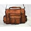 Womens Genuine Leather Shoulder Bag Brown Camera Satchel Briefcase Crossbody Bag