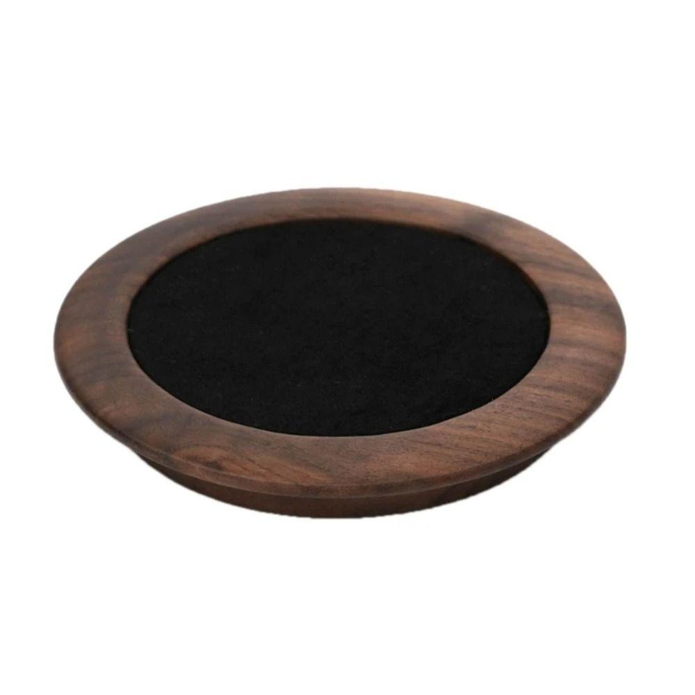 Velvet Wood Rings Tray Exquisite Ring Earring Holder Ring Drawer Earrings Display Tray Home