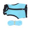 Adjustable Mini Pets Vest Harness and Leash Set Mesh Pet Leash for Rabbits Guinea PigS Light Blue