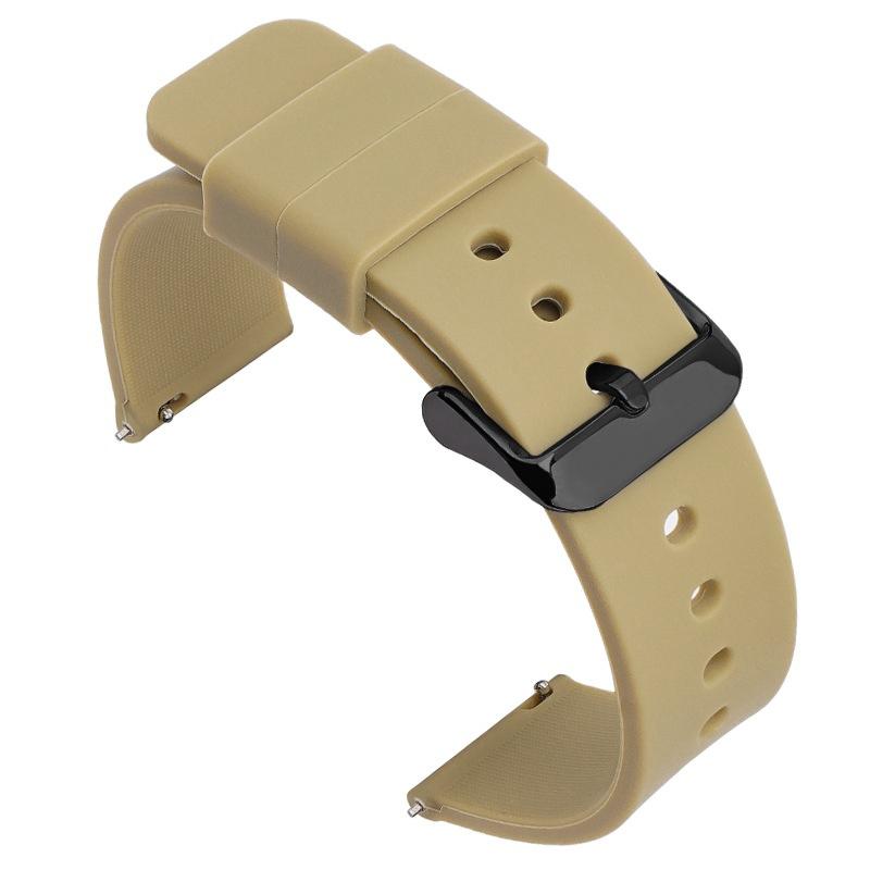 Silicone Watchband Strap Quick Release Band 12mm 14mm 16mm 18mm 19mm 20mm 21mm 22mm 24mm Universal Wristband Belt Accessories