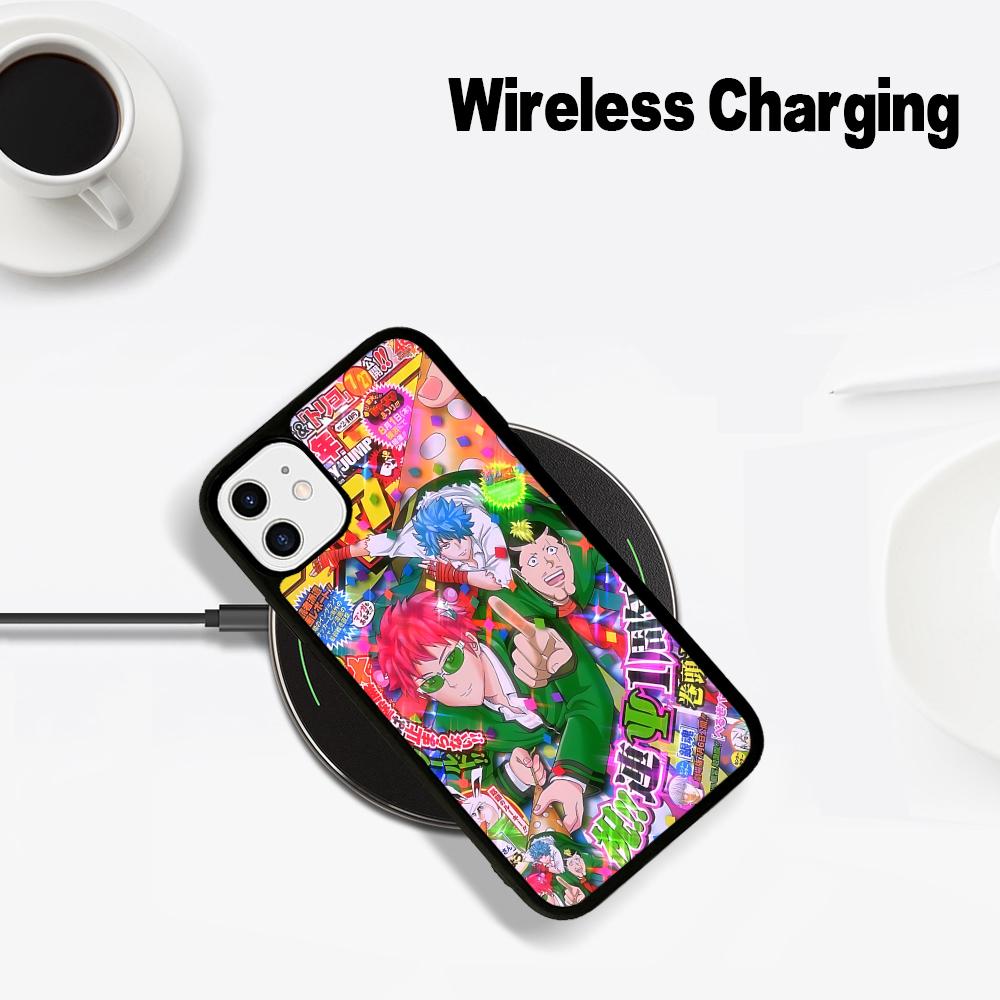 Чехол для телефона Saiki Kusuo No Psi Nan Магнитный чехол для iPhone 16 14 13 12 11 15 Pro Max Plus Для Magsafe Беспроводная зарядка Чехол