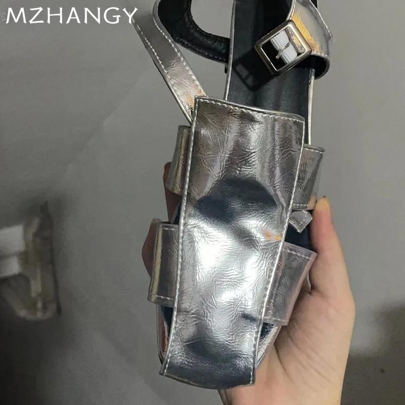 Женские босоножки с квадратным носком на среднем каблуке, дизайнерская обувь для женщин, тренд 2025 года, новые шлепанцы, осенние туфли-лодочки, удобные туфли-лодочки Mujer Zapatillas