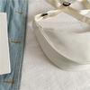 Homefish Women's Nylon Large-Capacity Dumpling Shoulder Bag Solid Color Simple Casual Handbag for Daily Commute Travel